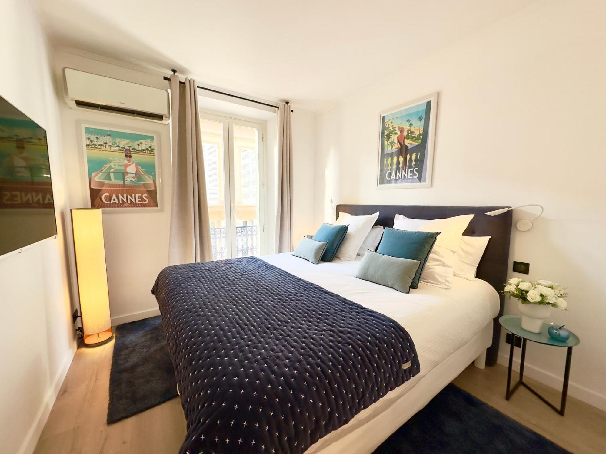 Luxueux 3 Pieces 80M2 - 2Ch - 2 Sdb - 1Mn Beach Croisette Канни Екстер'єр фото