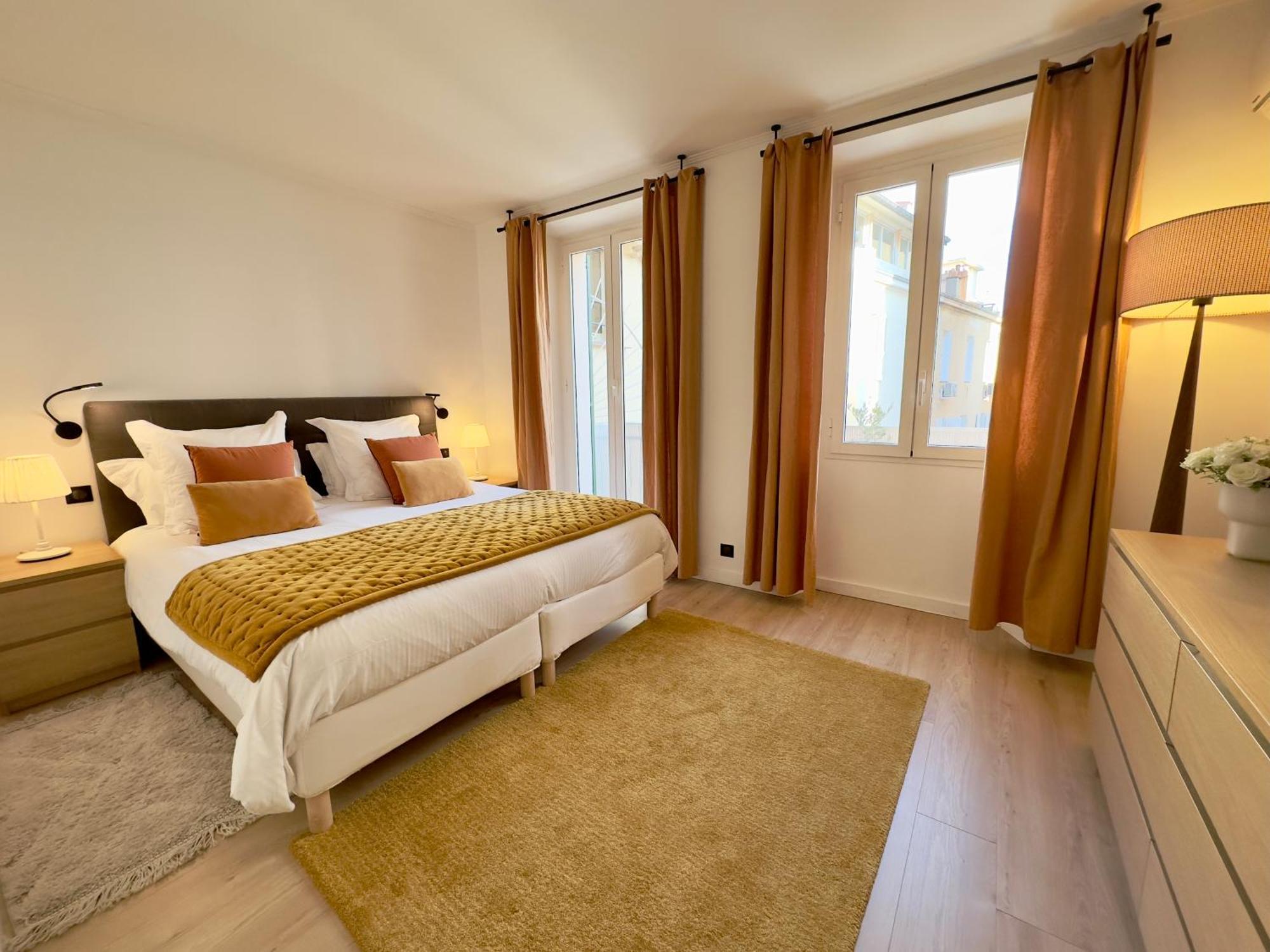 Luxueux 3 Pieces 80M2 - 2Ch - 2 Sdb - 1Mn Beach Croisette Канни Екстер'єр фото