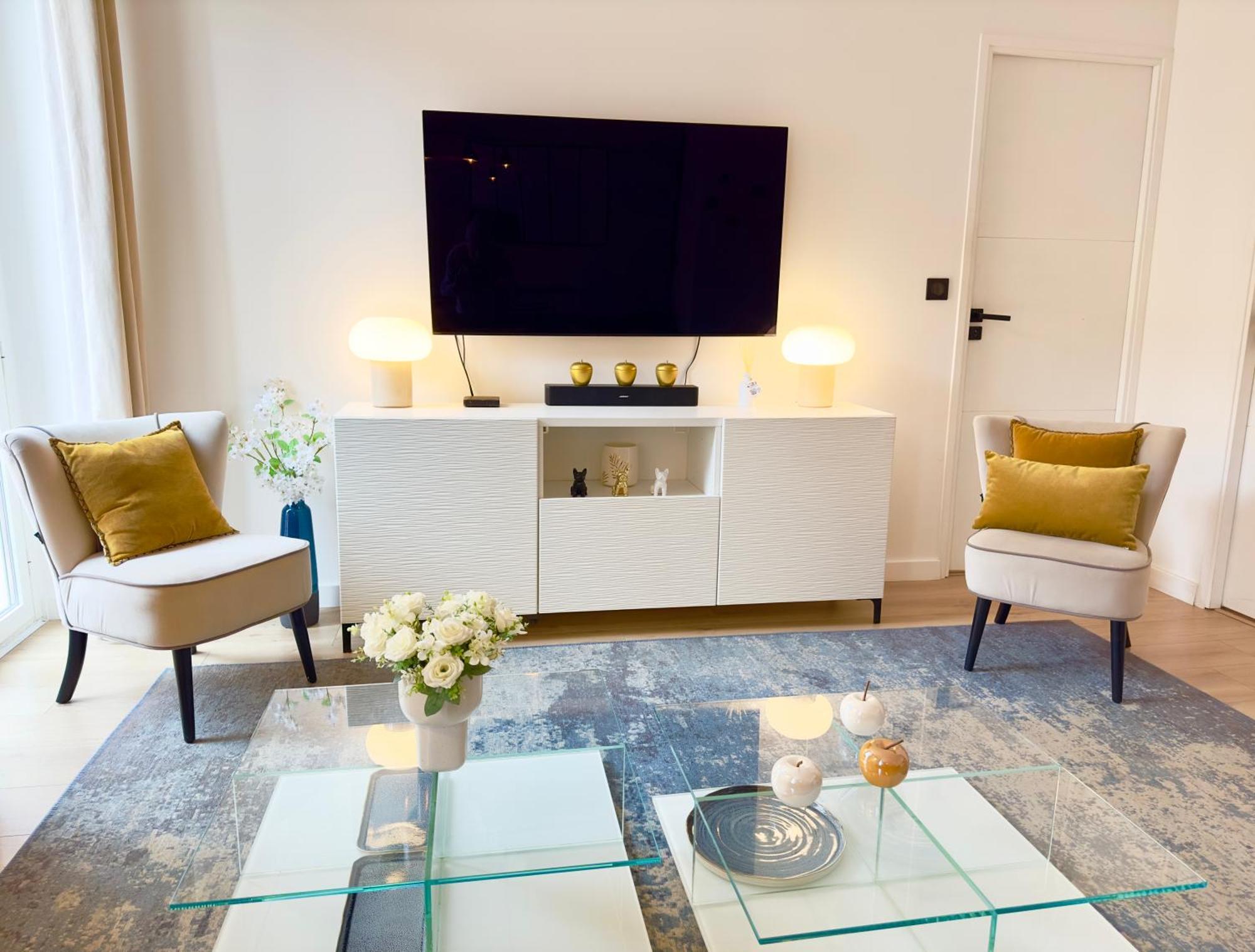 Luxueux 3 Pieces 80M2 - 2Ch - 2 Sdb - 1Mn Beach Croisette Канни Екстер'єр фото