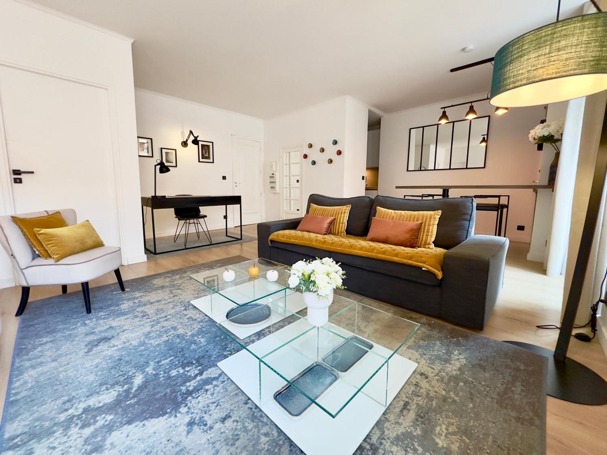 Luxueux 3 Pieces 80M2 - 2Ch - 2 Sdb - 1Mn Beach Croisette Канни Екстер'єр фото